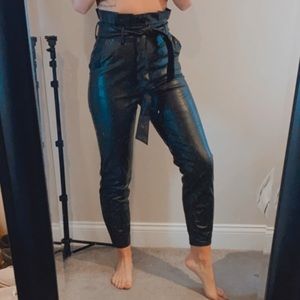 A&F “Leather” Pants